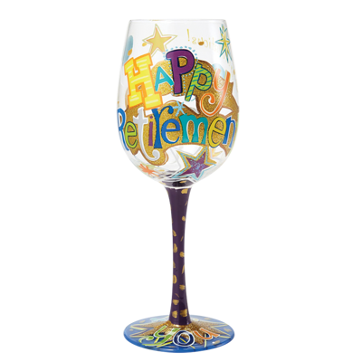 Lolita  Happy Retirement Wine Glass B00I4AAZDA Book Cover