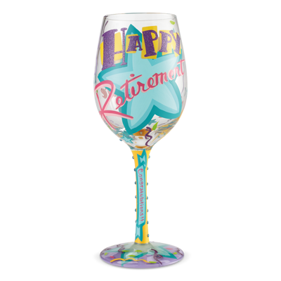 Lolita Happy Retirement Wine Glass B07DP6X4SK Book Cover