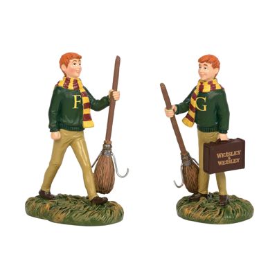 Harry Potter Village Fred and George Weasley Vi... B07MG4H6Q4 Book Cover