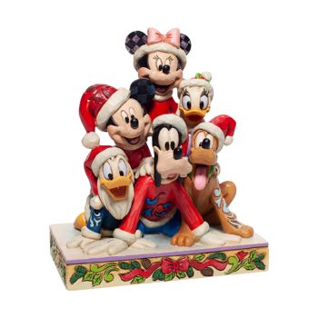 Gift Disney Traditions Christmas Mickey & Friends Figurine Book