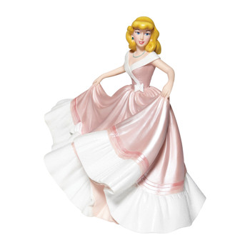 Gift Disney Showcase Cinderella in Pink Dress Figurine Book