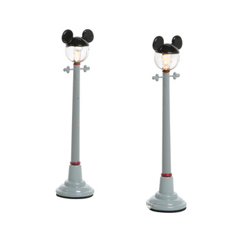 Gift Disney Village Mickey Street Lights Village Accessory Book
