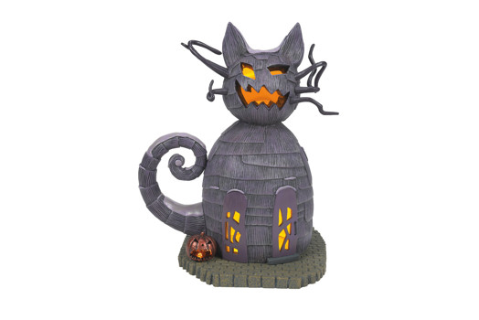 Gift Nightmare Before Christmas Village Cat House Lit House Book