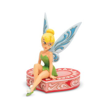 Gift Tink Sitting on Heart Figurine Book