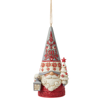 Gift Jim Shore Nordic Noel Gnome Tree Hanging Ornament Book