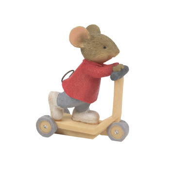 Gift Heart of Christmas Scooter Speed Figurine Book