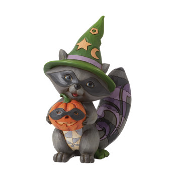 Jim Shore Halloween Raccoon Figurine