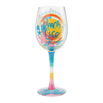 Gift Lolita  Beach Life Wine Glass Book