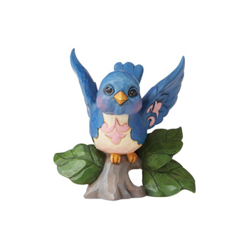 Gift Jim Shore Heartwood Creek Mini Bluebird Figurine Book