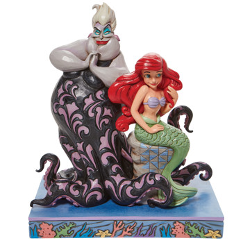 Gift Disney Traditions Ariel and Ursula Figurine Book