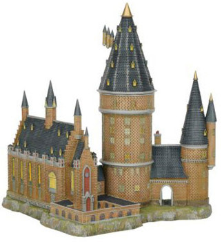 Gift Harry Potter Village Hogwarts Great Hall and Tower Lighted Building Book