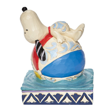 Gift Peanuts by Jim Shore Snoopy Beach Ball Figurine Book