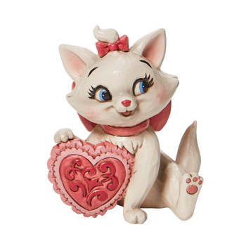 Gift Disney Traditions Marie Holding Heart Figurine Book