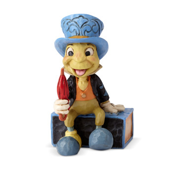 Gift Disney Traditions Mini Jiminy Cricket Figurine Book
