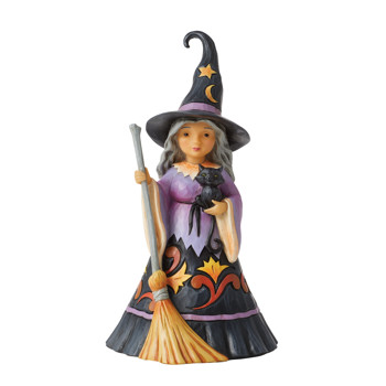 Gift Jim Shore Sweet Little Witch Figurine Book