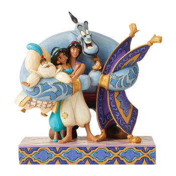 Gift Aladdin Group Hug Figurine Book
