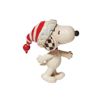 Peanuts by Jim Shore Snoopy with red/white cap Mini Figurine