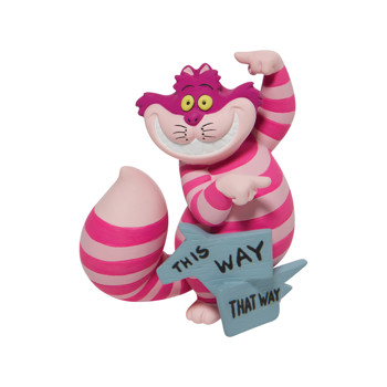 Gift Disney Showcase Mini Cheshire This Way Figurine Book