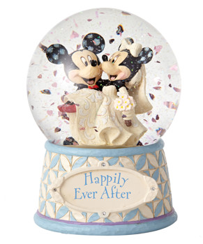 Disney Traditions Mickey and Minnie 120 MM Waterball