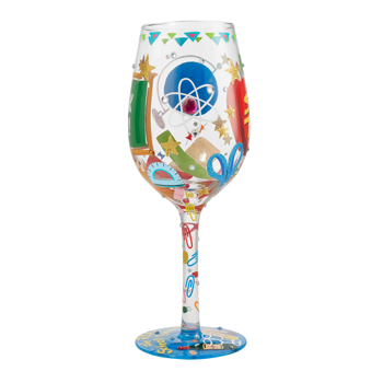 Gift Lolita  Super Teacher Wine Glass Book