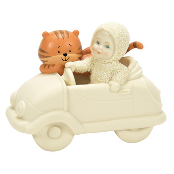 Gift Snowbabies Travelling With A Tiger Figurine Book