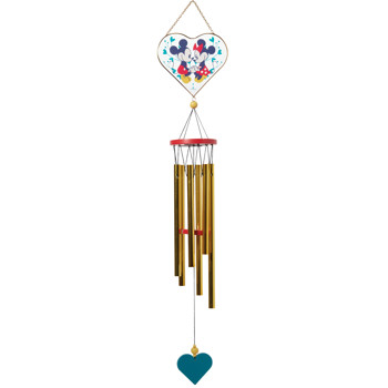 Gift Disney Garden  Mickey and Minnie Windchime Book