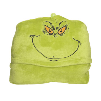 Gift Snowpinions Grinch Hooded Blanket Book