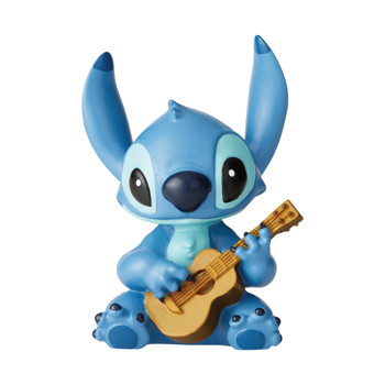 Gift Disney Showcase Stitch w/ Guitar mini Figurine Book