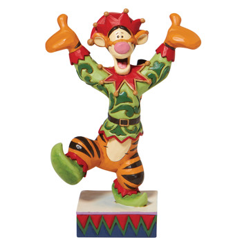 Gift Disney Traditions Tigger Elf Figurine Book