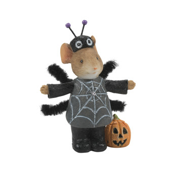 Gift Heart of Christmas Spider Mouse Figurine Book