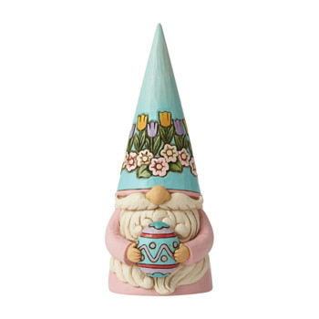 Gift Jim Shore Easter Gnome Holding Egg Figurine Book