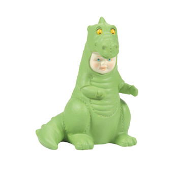 Gift Snowbabies Dressed-As A Dinosaur Figurine Book