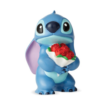 Gift Disney Showcase Stitch w/ Flowers mini Figurine Book