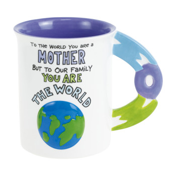 Gift Our Name is Mud Mom World Sculpted Mug Book