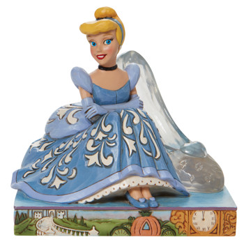 Gift Disney Traditions Cinderella Glass Slipper Figurine Book