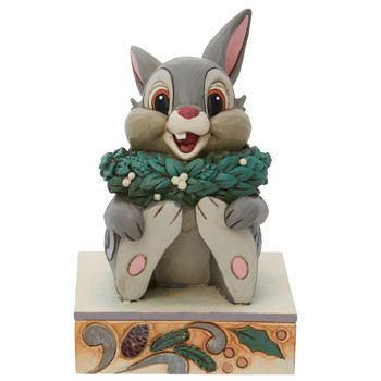 Gift Disney Traditions Thumper Christmas PP Figurine Book