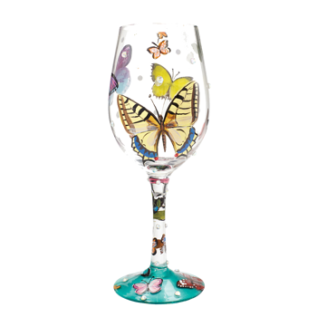 Gift Lolita  Butterfly Wishes Wine Glass Book