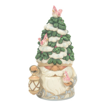 Gift Jim Shore Woodland Gnome Evergreen Hat Figurine Book
