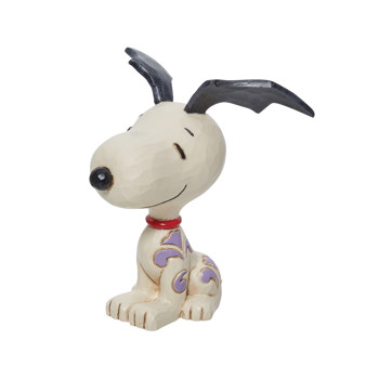 Gift Jim Shore Peanuts Mini Snoopy Batwing Ears Figurine Book