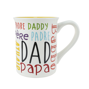 Gift Our Name is Mud Dad Languages Mug Book