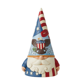 Jim Shore Patriotic Gnome Figurine