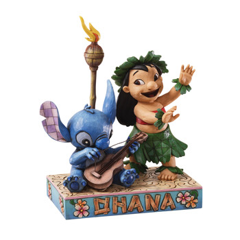 Gift Disney Traditions Lilo and Stitch Figurine Book