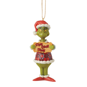 Gift Grinch Stink Stank Stunk PVC Hanging Ornament Book