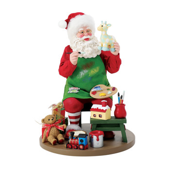 Gift Christmas Possible Dreams Santa Hand Painted Figurine Book