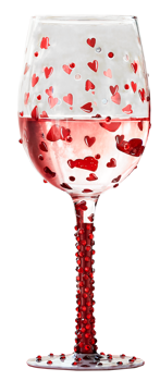 Gift Lolita  Red Hot Wine Glass Book