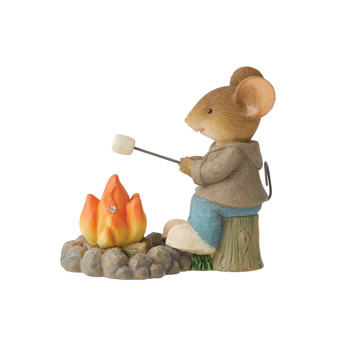 Gift Heart of Christmas Roasting marshmallows figurine Book