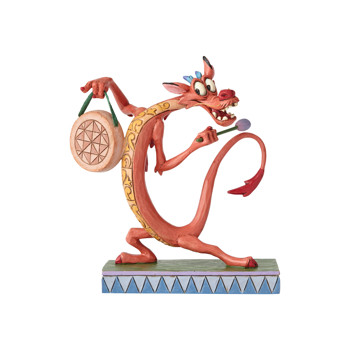 Gift Disney Traditions Mushu Personality Pose Figurine Book