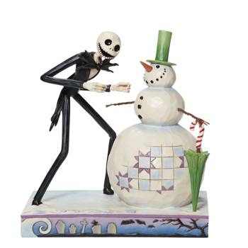 Gift Disney Traditions Jack with Snowman Figurine Book