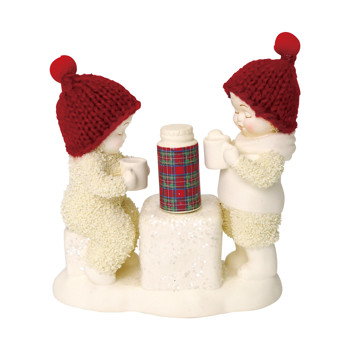 Gift Snowbabies Cold Days, Warm Cocoa Figurine Book