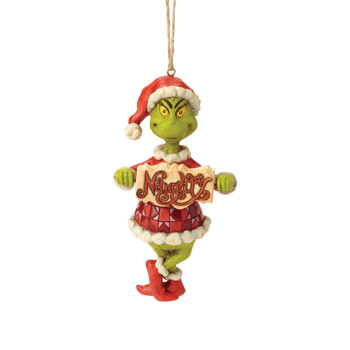 Gift Grinch Naughty/Nice Ornament Book